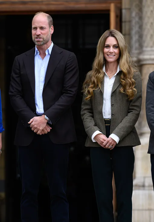 Принц и принцесса Уэльские в Музее естественной истории