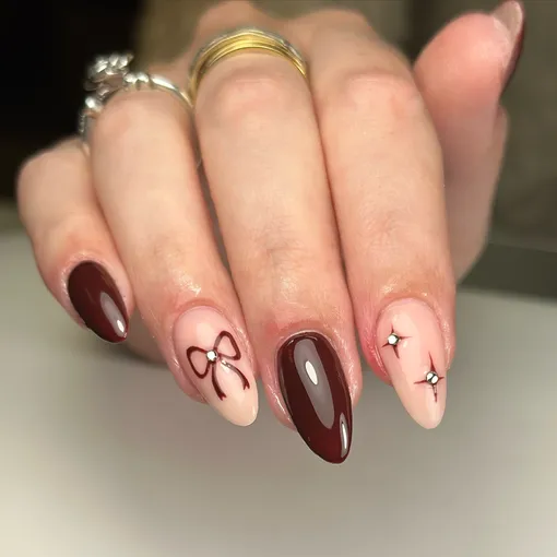 Маникюр на январь 2026