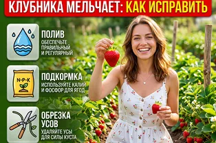 Клубника в июне 2026: почему ягоды мельчают в разгар сезона и как исправить до конца лета Клубника в июне 2026: почему ягоды мельчают в разгар сезона и как исправить до конца лета