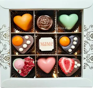 Набор конфет ручной работы «Маме», «101 чай», 650 руб.