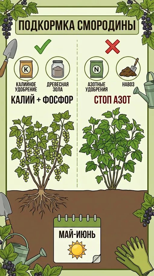 Подкормка смородины Подкормка смородины
