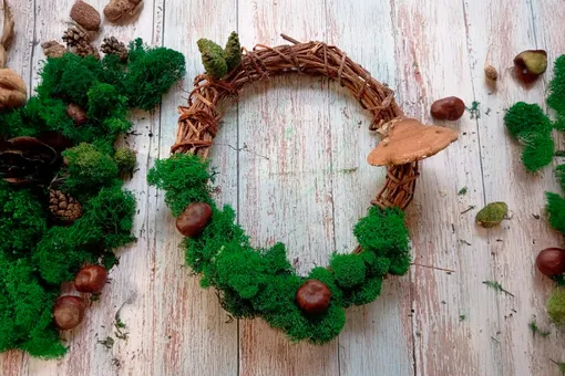 Стильный осенний венок своими руками: мастер-класс от редактора Стильный осенний венок своими руками: мастер-класс от редактора