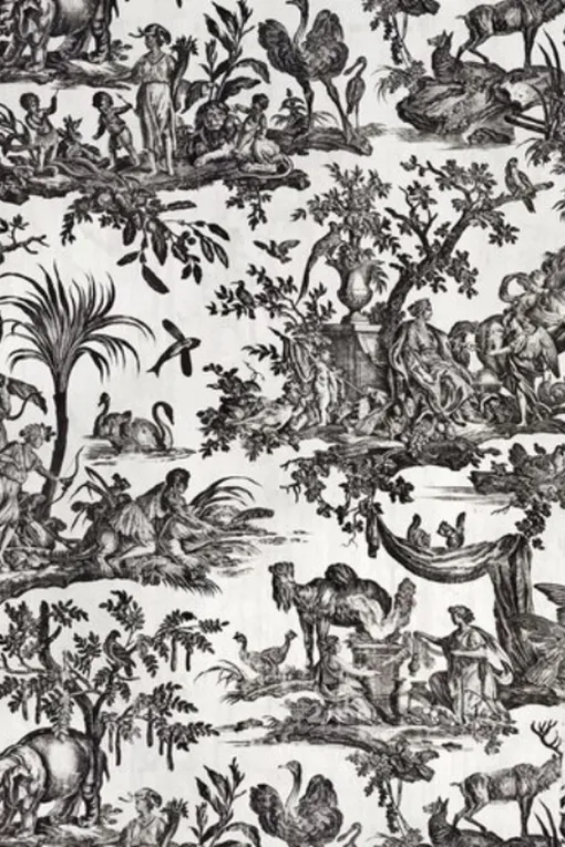 В качестве мотивов для узоров часто брались античные сюжеты