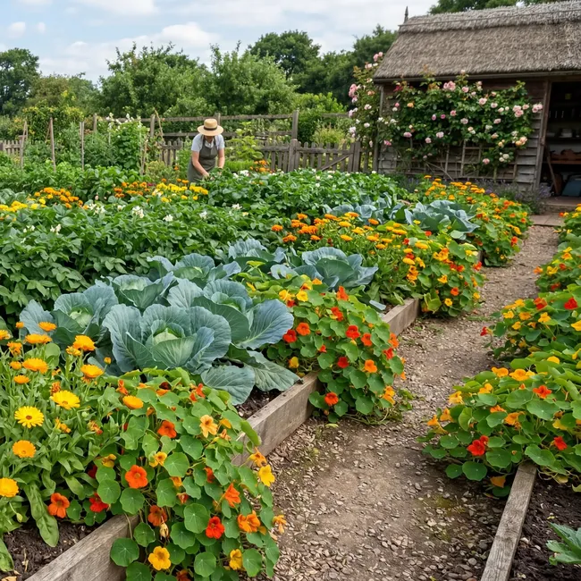 Цветы + овощи: 5 соседей для богатого урожая