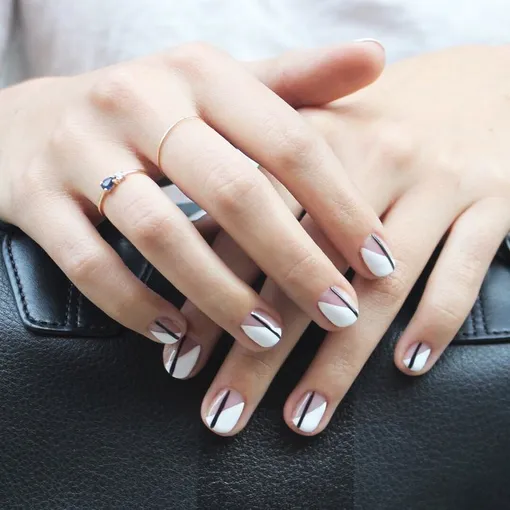 «голый» маникюр