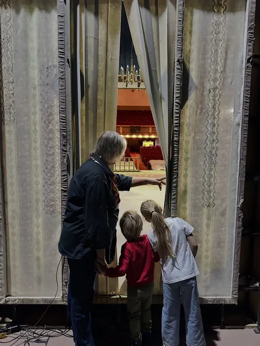 Алиса Фрейндлих с Софией и Юрием