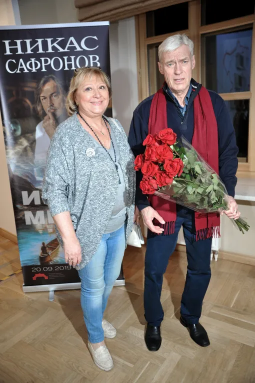 Борис Щербаков с женой