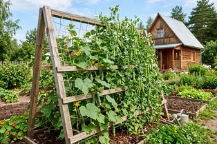 Шпалеры своими руками: 5 идей для винограда, огурцов и гороха