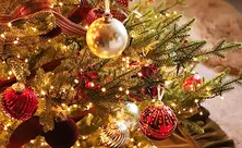 Как украсить ёлку в любимых цветах символа 2026 года — 40 фото