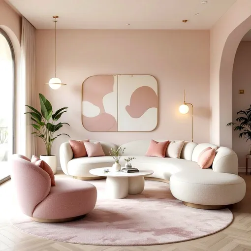 Низкие диван и кресло