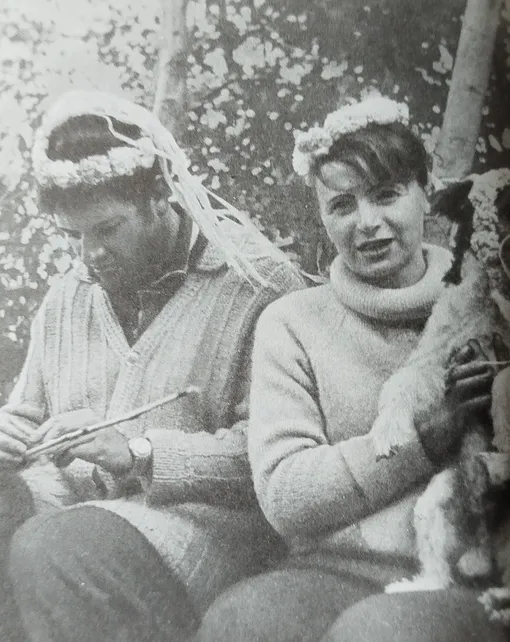 Александр Ширвиндт и Наталья Белоусова в юности