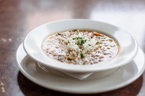 Тайский рисовый суп