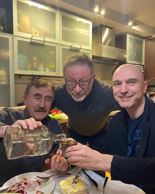 Андрей Державин, Евгений Маргулис и Леонид Каневский