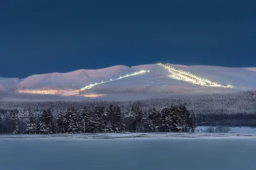 Хибины: спа, лыжи, северное сияние и современное искусство Хибины: спа, лыжи, северное сияние и современное искусство
