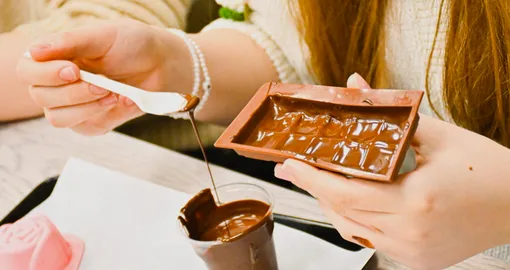 мастер-класс с горячим шоколадом