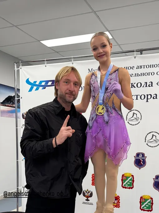 Евгений Плющенко и Елена Костылева