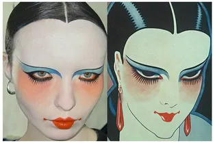 «Исчезающие брови» и мягкая готика: визажистка из Якутска поразила Dazed своими трансформациями