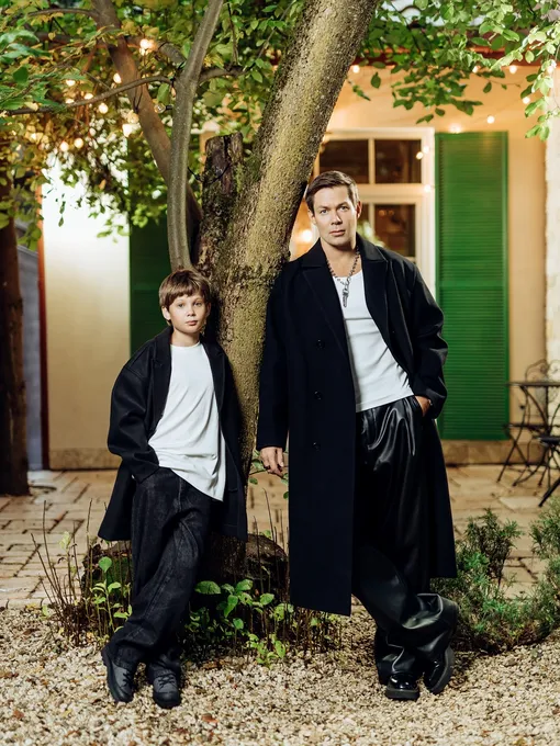 Стас Пьеха с сыном Петром Стас Пьеха с сыном Петром