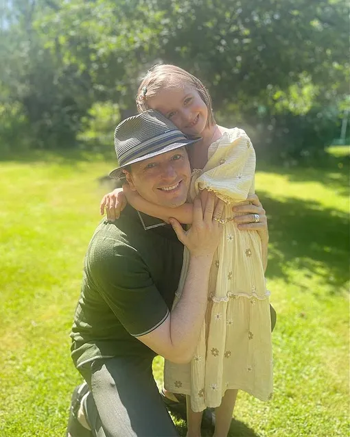 Сергей Безруков с дочкой