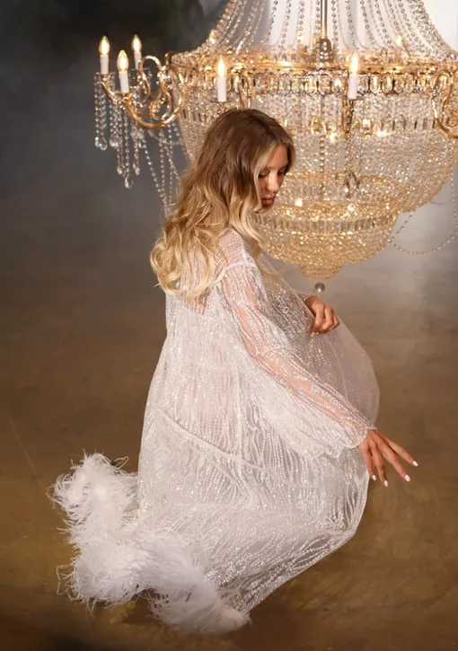 Прозрачное платье