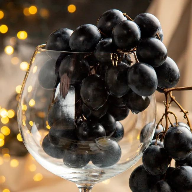 Виноград и шампанское: простой и быстрый рецепт новогоднего десерта