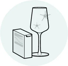 бокалы и пачка соды бокалы и пачка соды