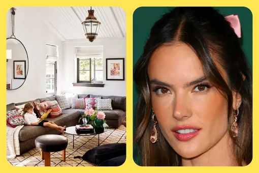 Небрежный шик: Алесандра Амброссио выбрала для гостиной стиль бохо Небрежный шик: Алесандра Амброссио выбрала для гостиной стиль бохо
