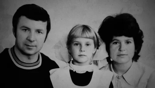 Анатолий Кашпировский с первой женой Валентиной и дочерью Еленой