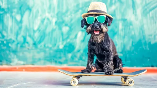 Как научить собаку ездить на скейтборде и нужно ли это делать Как научить собаку ездить на скейтборде и нужно ли это делать
