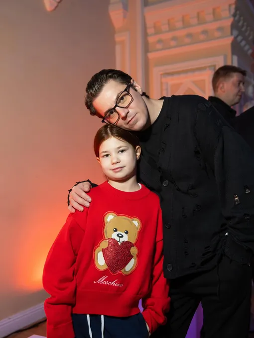 Гела Месхи с дочерью Беллой от Екатерины Климовой