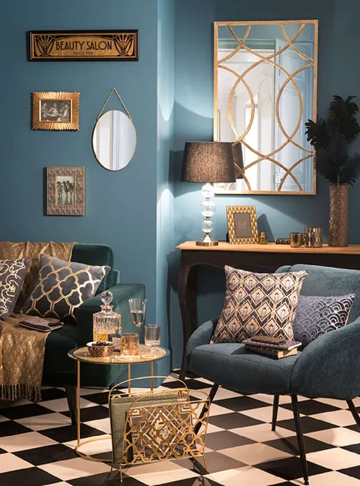 гостиная ар деко