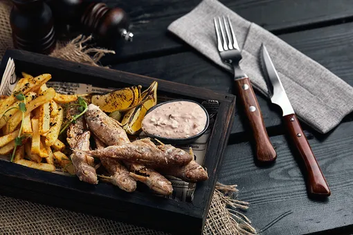 Барабулька жареная