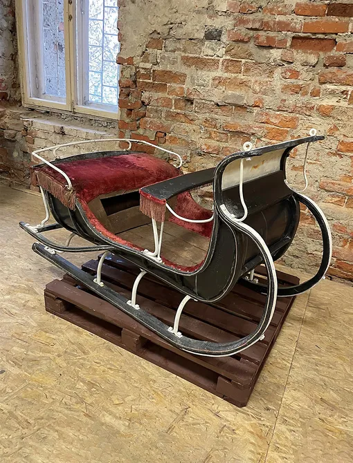 Фестиваль саней в Тарусе Фестиваль саней в Тарусе