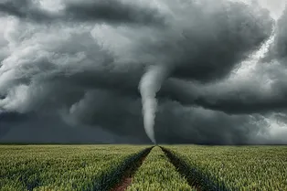 «Такое уже не забыть»: пилот-планерист угодил в торнадо и снял его на видео