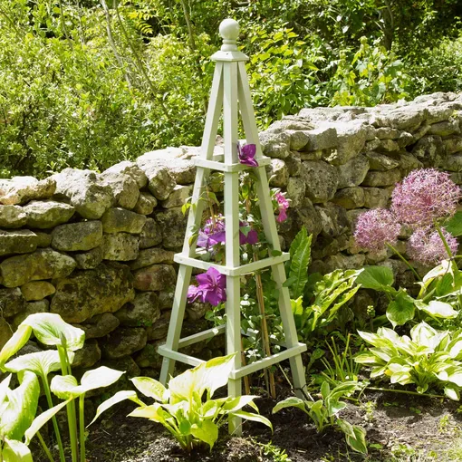 Передвижная пирамида для вьющихся растений