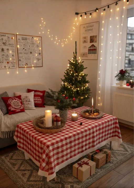 Как украсить квартиру 35 м² к Новому году: 6 правил, чтобы не задыхаться в декоре Как украсить квартиру 35 м² к Новому году: 6 правил, чтобы не задыхаться в декоре