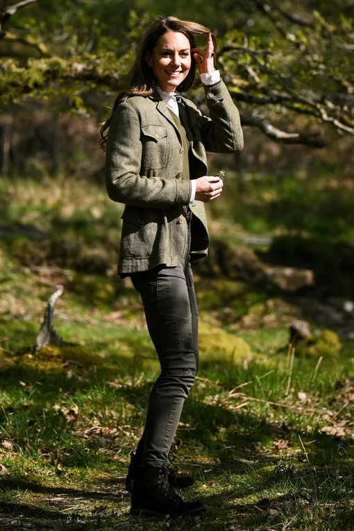 Кейт Миддлтон делали окрашивание в технике балаяж