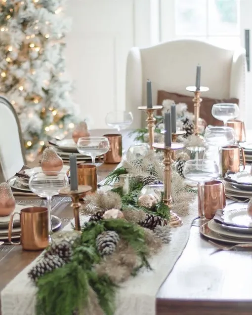 Шишки для украшения новогоднего стола