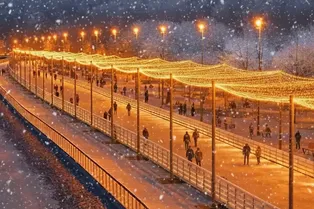 Музыка, лёд, миллионы огней: «Радио 7» приглашает на каток в Коломенском