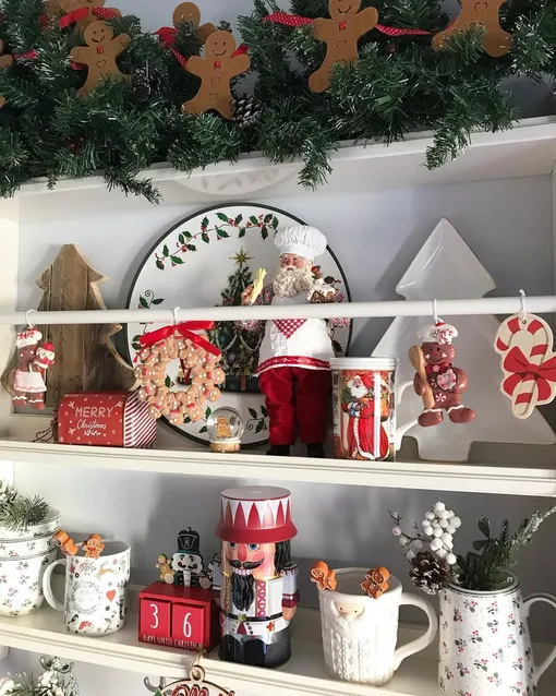 Декоративные игрушки помогут украсить кухню к новому году 2026 Декоративные игрушки помогут украсить кухню к новому году 2026