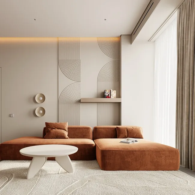 Современная гостиная: идеи стильного дизайна и 26 фото модных решений