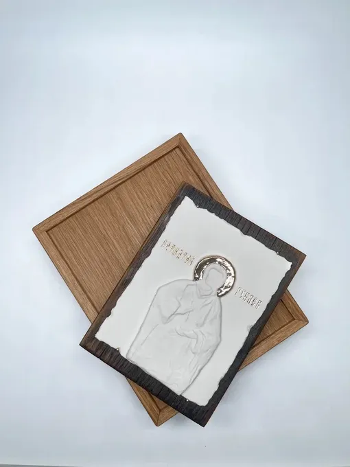 Барельеф с образом Святого Андрея Рублёва