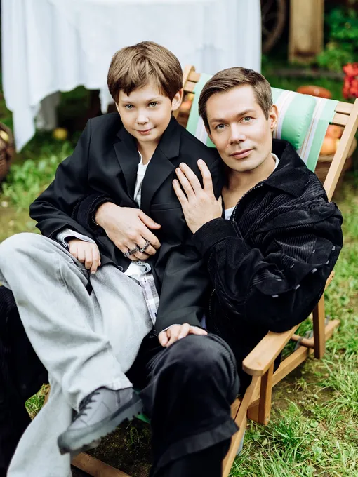 Стас Пьеха с сыном Петром Стас Пьеха с сыном Петром