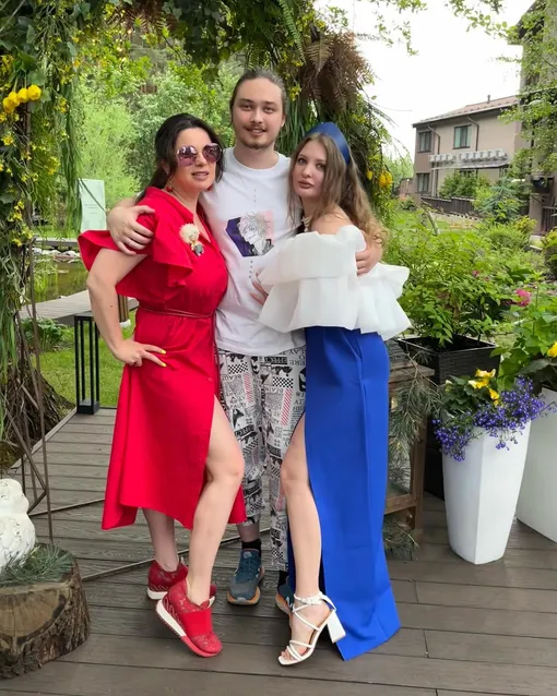 Наташа Королёва с Архипом и Мелиссой