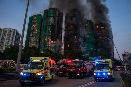 Пожар в Гонконге