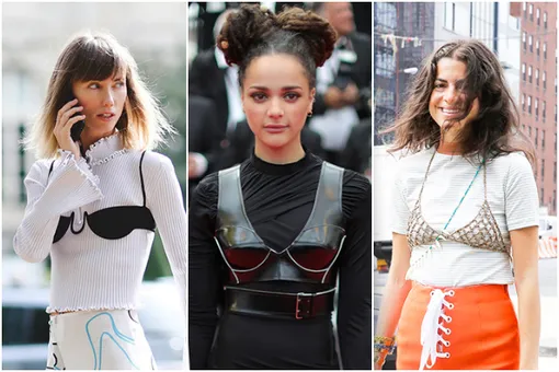 Самый необычный тренд: 8 звезд, которые носят белье поверх одежды Самый необычный тренд: 8 звезд, которые носят белье поверх одежды