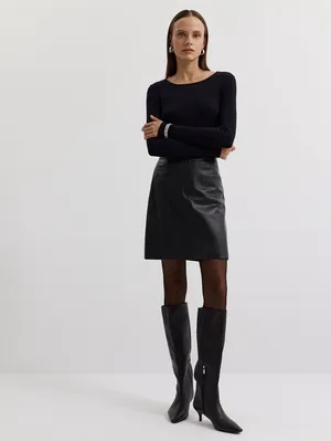 Кожаная юбка Кожаная юбка