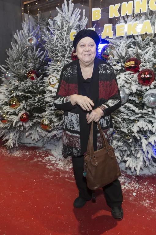 Галина Стаханова на премьере «Ёлок»