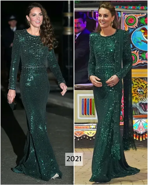 Кейт Миддлтон в платье Jenny Packham