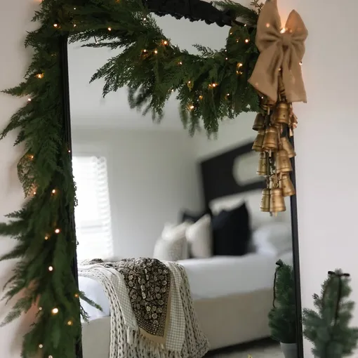 зеркало как украшать на Рождество зеркало как украшать на Рождество